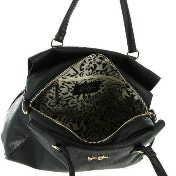 Jessica Simpson 11JS960RO-MT Medium Meteorite Bethany Satchel - Picture 3 of 3